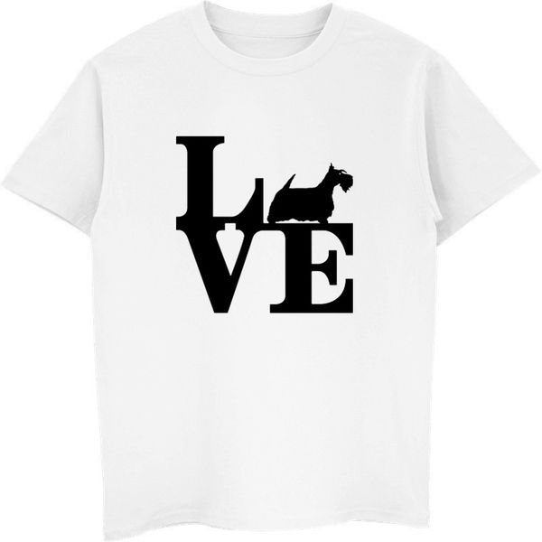 

sport fashion men short sleeve t shirt love scottish terrier print t-shirt funny scottie tees shirt streetwear harajuku