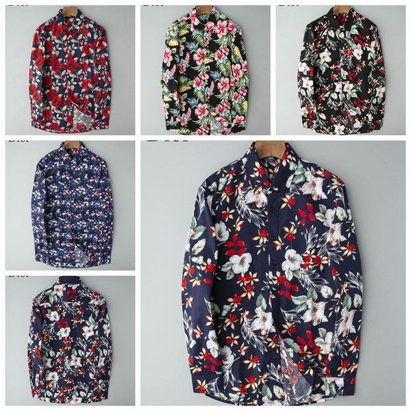 

luxury mens designer bur guci shirts firmate business dress shirts fashion casual brand shirt print slim shirt homme fen supre 102, White;black