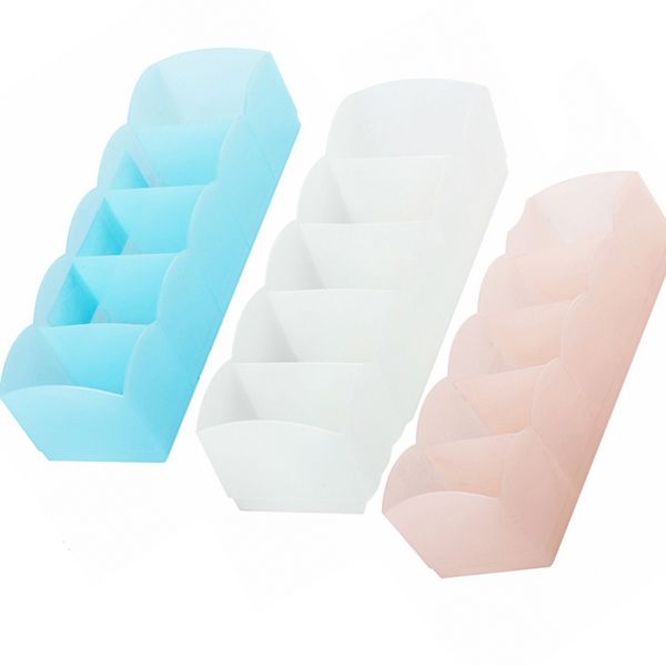 

five grid plastic finishing drawer type socks underwear storage box