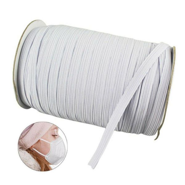 

230m masks elastic band sewing 3/6mm face mask flat elastic bands rubber bands for month face mask pajamas ties accessories diy