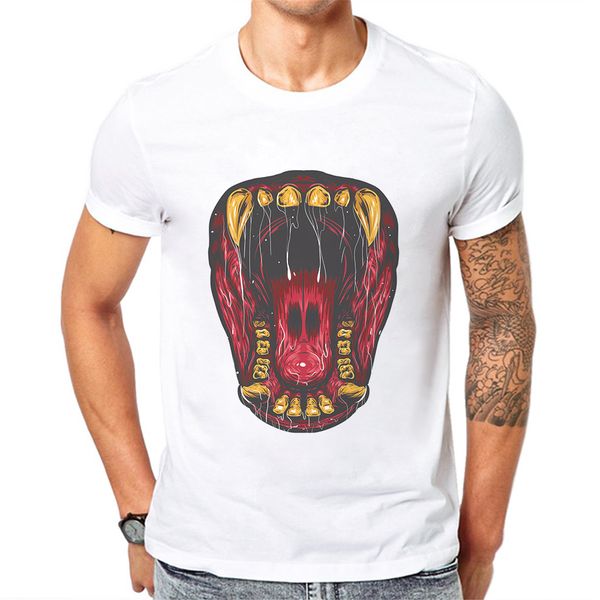 

ужасы t shirt человек хлопок o шеи с коротким рукавом мужская футболка casual творческий изверга печать мода мужчины тис рубашки мужской оде