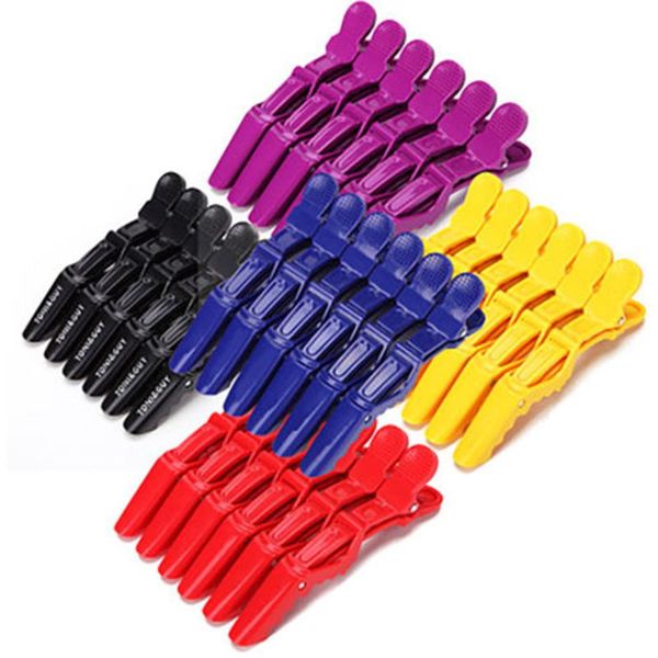

colorful matte hair sectioning clip clamp hair grip hairdressing salon tool professional alligator clip for women girls