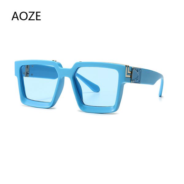 

2020fashion luxury square style sunglasses men ins cool popular brand design sunglasses uv400, White;black