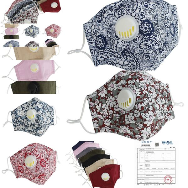 

reusable masks face mask dhl washable pm2.5 anti-dust valve protective cotton face masks c y4ye 04vp