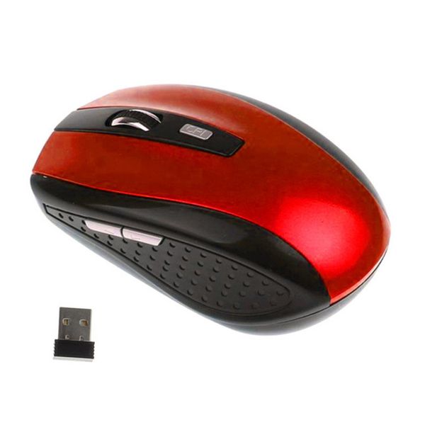 NOVO 2.4GHz USB Wireless Mouse Óptico USB receptor de mouse inteligente sono Energy-Saving Ratos de computador Tablet PC desktop portátil