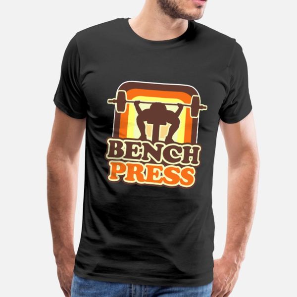 

bench press t shirt men gift cotton plus size 3xl letter gift new fashion summer style unique