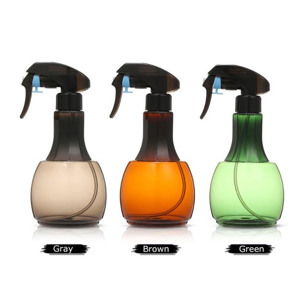 

400ml refillable fine mist spray bottle glass bottles with black trigger mist stream spray storage cap for essential oil product
