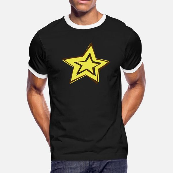 

funky trendy star rough t shirt men design short sleeve s-3xl male fit funny summer trend shirt