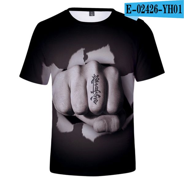 

kyokushin karate masutatsu oyama karate japan 3d print shirts oversized kawaii horror men clothing