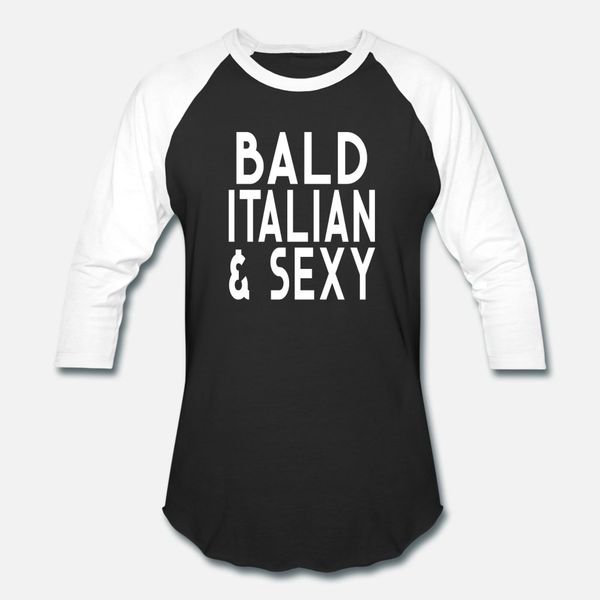 

bald italian and funny bald guy design urban t shirt men character 100% cotton s-xxxl clothes fitness casual summer outfit shirt