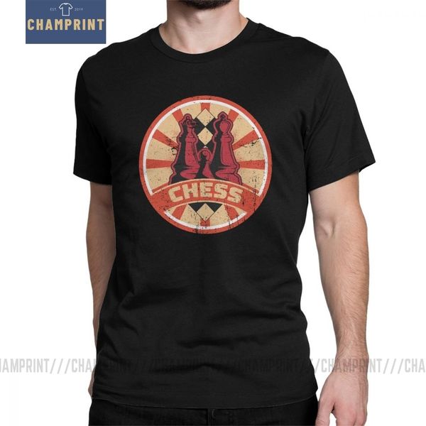 

chess propaganda men's t shirts king queen dad 60s board game horse fan player tee shirt short sleeve t-shirt pure cotton gift
