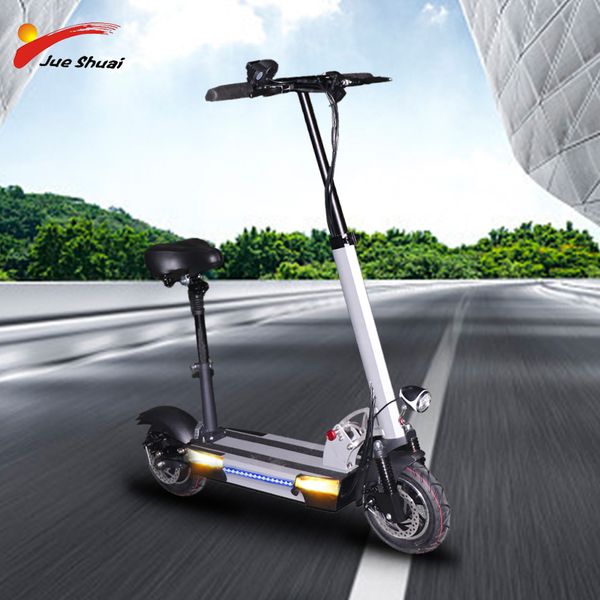 

48v 26a lithium battery electric scooter up to 100km 48v500w folding electric scooter with seat electric skateboard kick scooter