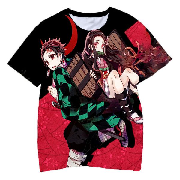 

3d cartoon demon slayer anime ghost blade boy gifts for 3d print shirts anime hippie hippie men clothing