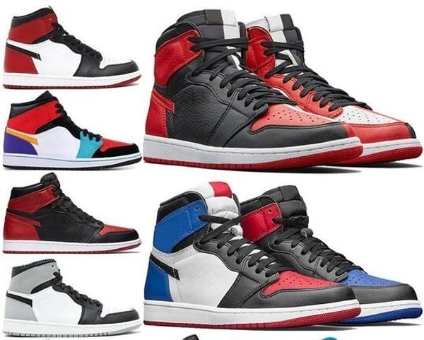 

new 1 high og bred toe chicago banned game royal basketball shoes men 1s 3 shattered backboard s nakeskin jordan retros shoe
