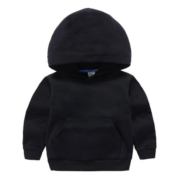 

seartist baby boys girls autumn hoodies boy girl cotton sweatshirt kids plain black gray outfits children's spring coat 40g
