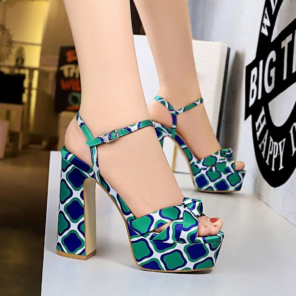 

плюс размер 34-40 женщины атласная 12см высокие каблуки фетиш шелковый сандалии гладиатор летняя обувь lady green платформа фиолетовый красн, Black