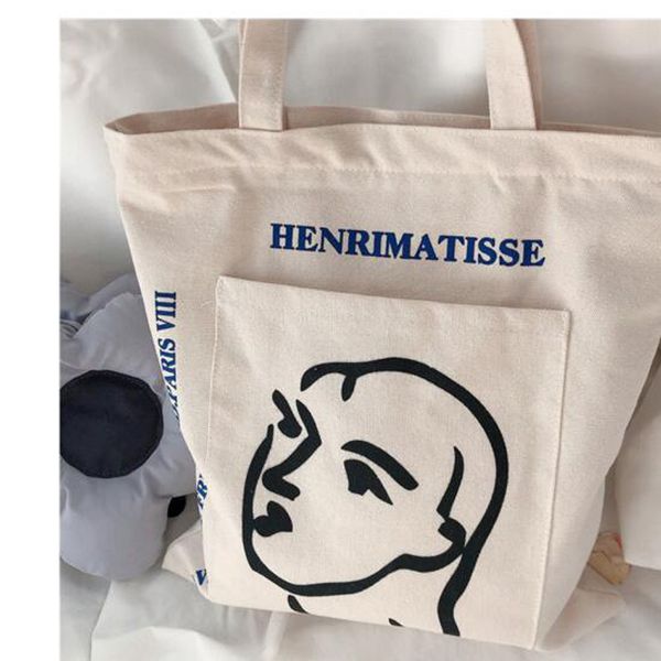 

женщины сумка простой мешок аватар женщина плеча печати canvas art дамы сумки магазины