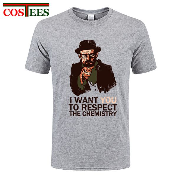 

sport breaking bad heisenberg t shirts men i want you to respect the chemistry tshirt camisetas hombre short sleeve cotton t-shirt