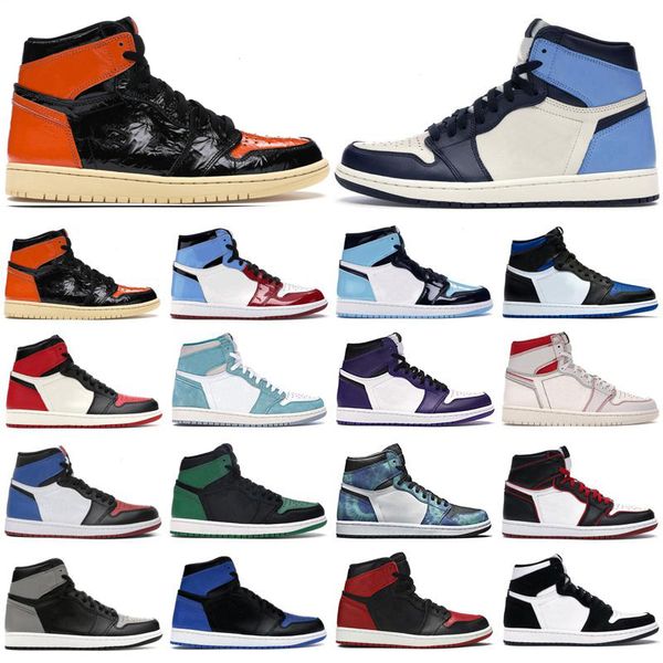 

jumpman 1 mens basketball shoes obsidian unc turbo green retroes 1s obsidian women trainers travis scotts sneakers