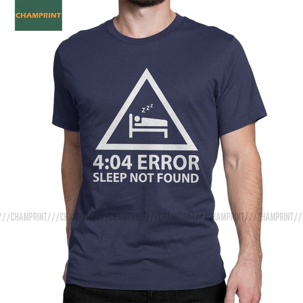 

мужские футболки 404 sleep ошибка не найдено программист хлопок тис с коротким рукавом программирование кодирование программное обеспечение