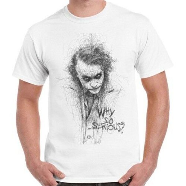 

joker эскиз gotham why so serious прохладный vintage comic ретро тенниска 472 личность пользовательские футболочку