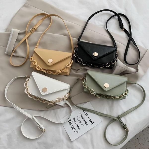 

мини-solid color кожа pu crossbody сумки для женщин 2020 простые сумки и кошельки женщины путешествия цепи креста тела сумка
