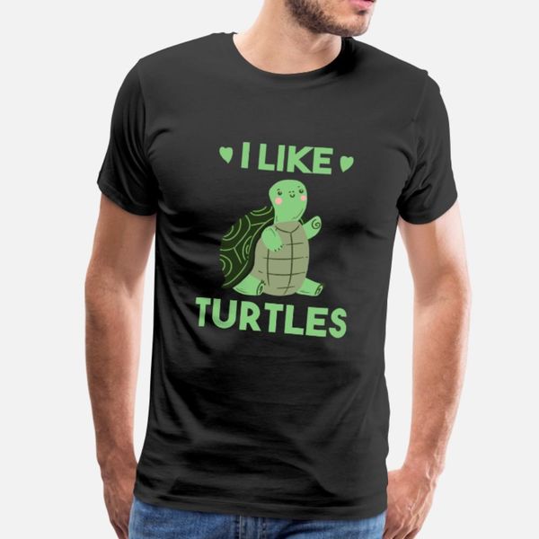 

i like turtles turtles sea reptile tortoise kids t shirt men printing 100% cotton round collar loose casual spring vintage shirt