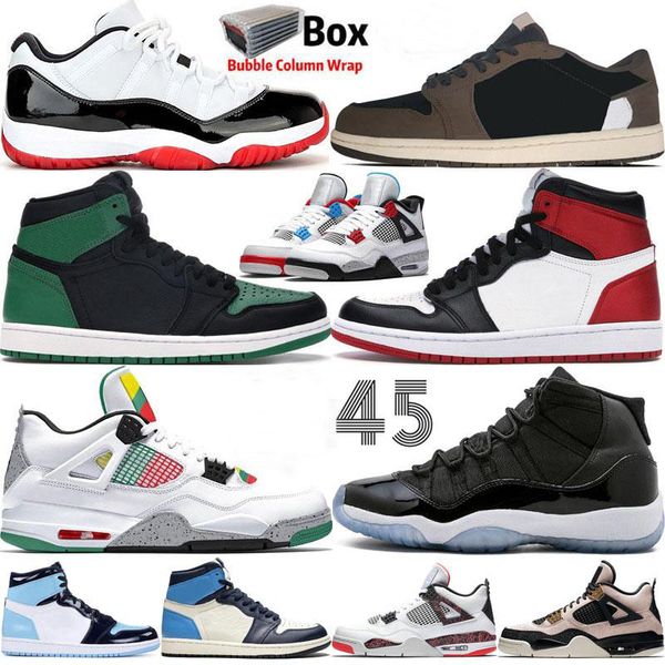 

with box jumpman 1 obsidian unc 1s high 4 black cat 4s men basketball shoes low bred 11 concord 11s women mens sports sneakers