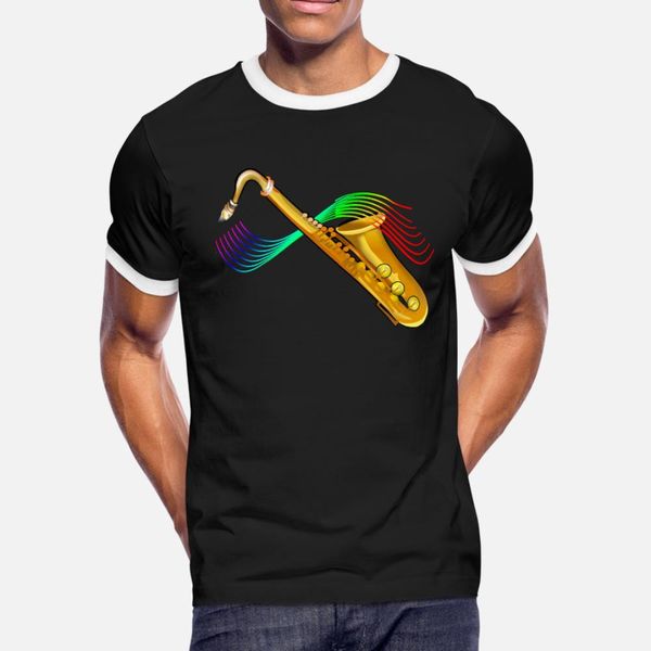 

saxophone t shirt men personalized cotton s-3xl fit funny summer novelty shirt