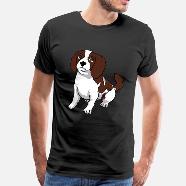 

cool funny cute dog cavalier king charles spaniels t shirt men customized 100% cotton s-xxxl vintage fit comical summer novelty shirt