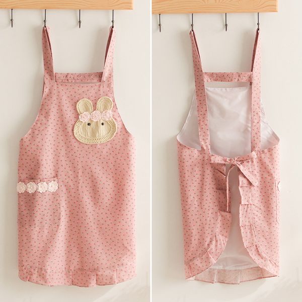 

apron home kitchen waterproof and oil-proof thin section summer ultra-thin cute japanese korean version