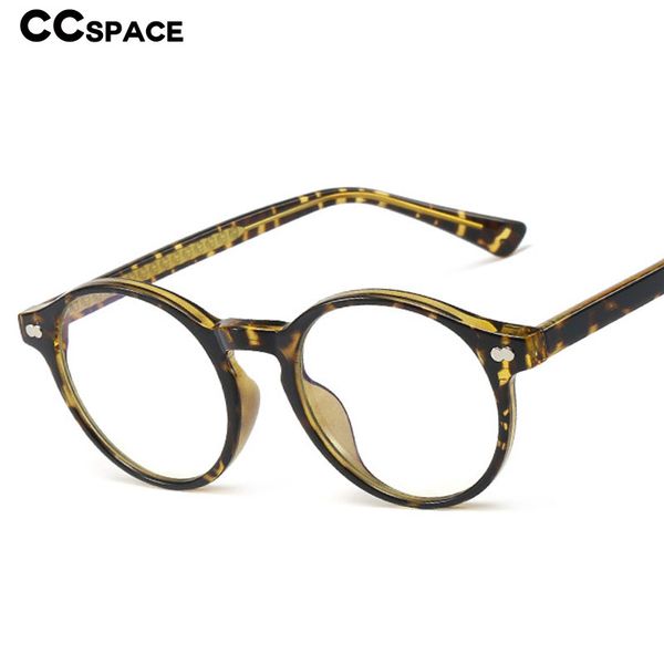 

48226 plastic titanium glasses frames anti-blue light round ultralight men women optical fashion computer glasses, Black