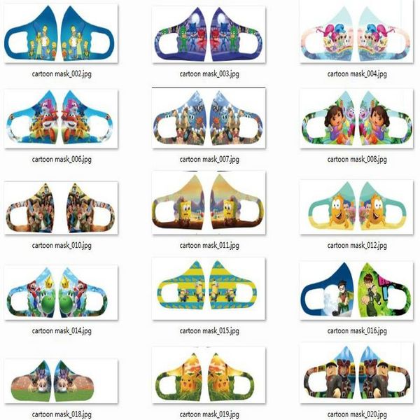 

pelicula office custom cloth face designer de mask cartoon mascarilla face facial character shields masks kids mask face fashion mask cirra