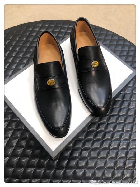 

2020 latest black leather casual slippers men casual shoes fashion trend comfortable shoe size 38-44 type 39745400609