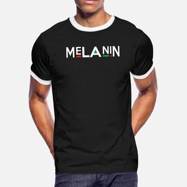 

melanin t shirt men print short sleeve size s-3xl gents sunlight building summer style cool shirt