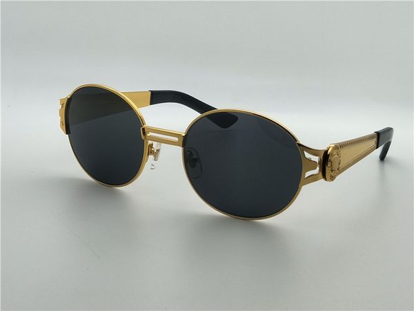 

retro design sunglasses round metal frame outdoor glasses anti-uv lens and original box ve 2138, White;black