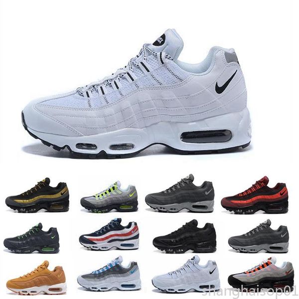 

2019 Mens Cushion Running Shoes Authentic Sports Shoes For Men Top Sneakers walking outdoor Shoes Grey Man Training maxes 7-11 s01