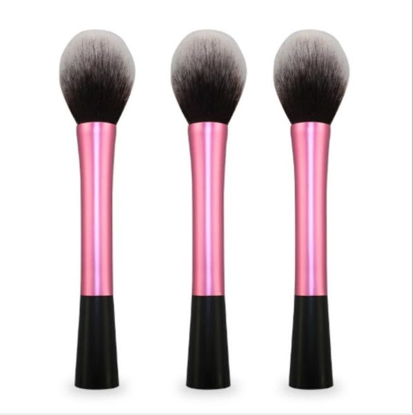 

2020 tapered blending cosmetics makeup brushes kit pink powder blush foundation brush facial beauty make up tool / by dhl 200pcs