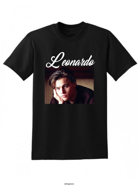 

leonardo di caprio t-shirt,amercian actor,films - delivery rude tee round neck