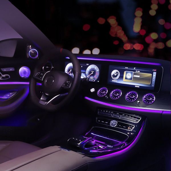 

air outlet for c class w205 2020-2020 glc x253 interior front console air condition vent turbo style replace