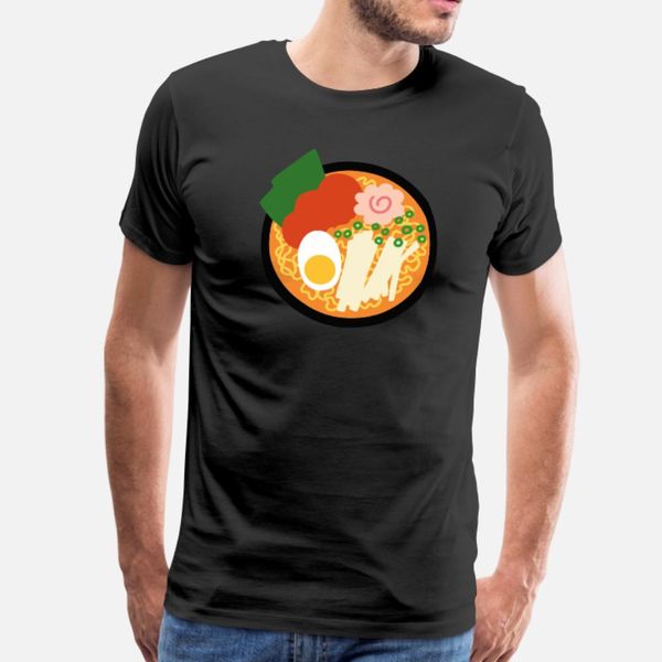 

ramen from t shirt men character cotton round neck cool fitness fashion summer letters shirt