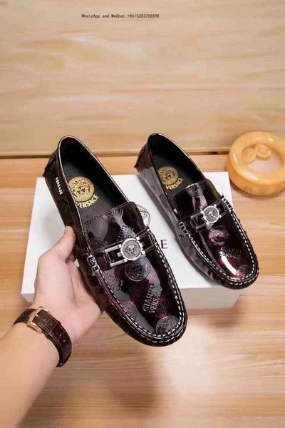 

2019 brand new men s cowhide leather casual shoes g c sneaker black blue colors drop shipping size men