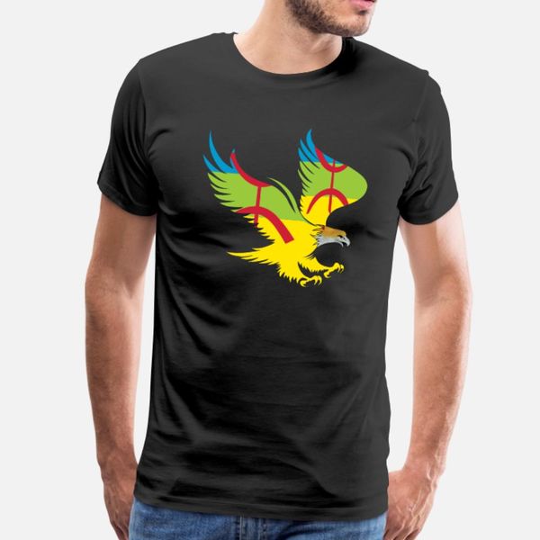 

amazigh flag eagle soaring patriotic t shirt men design short sleeve round collar gents crazy new style summer style vintage shirt