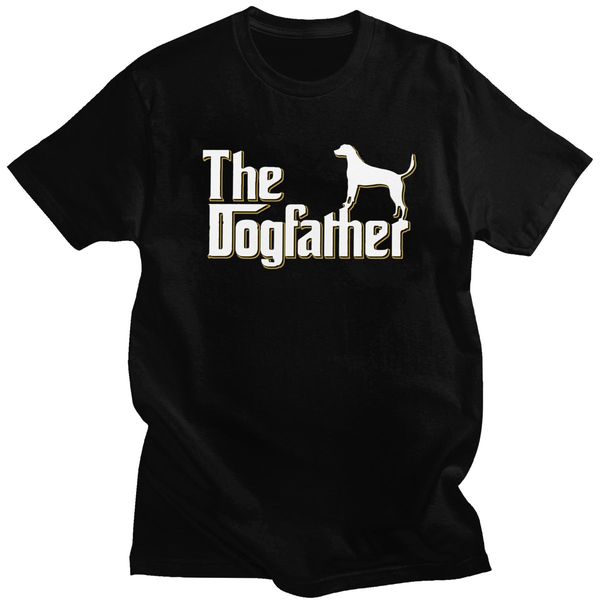

stylish men's greyhound dog t-shirt short sleeve crewneck cotton tshirt leisure shirt dogfather tee loose fit clothing gift
