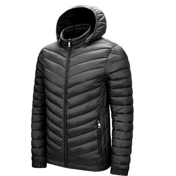

men's winter warm outdoor down jacket fashion ujjdabui, Black