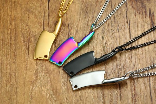 

accessories stainless steel kitchen knife pendants various specifications men's stainless steel kitchen knife pendants, Silver