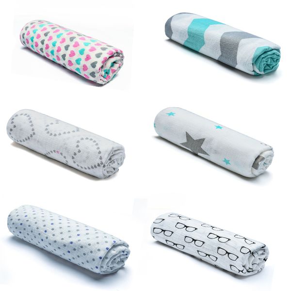 

one pack muslin baby swaddling blanket newborn infant cotton swaddle towel
