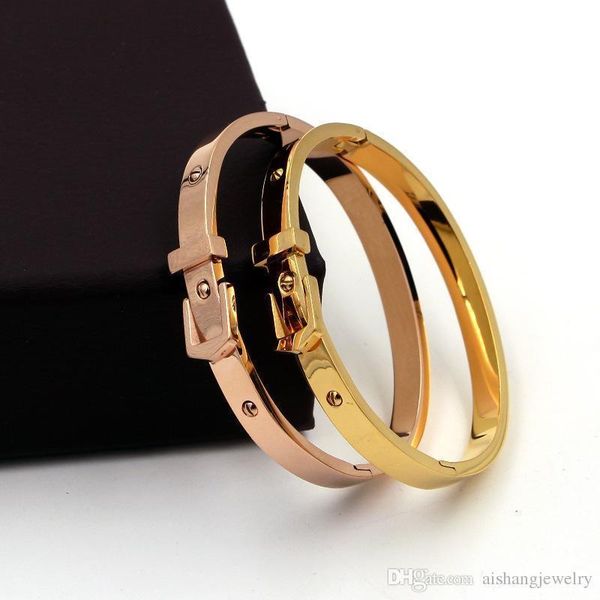 

ztung pb19 fashion women jewelry 18k gold plated bangle adjustable size watch strap style for women birthday gift, Black