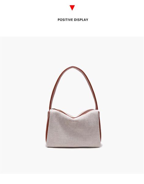 

woven square handbag soft armpit check bag casual bag small size large capacity contrast color mosaic shoulder women