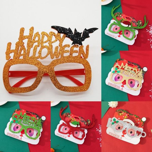

merry christmas glasses halloween kids costume frame santa snowman xmas pgraphy props sea shipping dda327-1